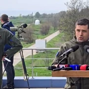 Radu Miruță la Ziua Distinșilor Vizitatori din cadrul exercițiului „Eastern Phoenix 2026”, Capu Midia FOTO: captură video Adevărul