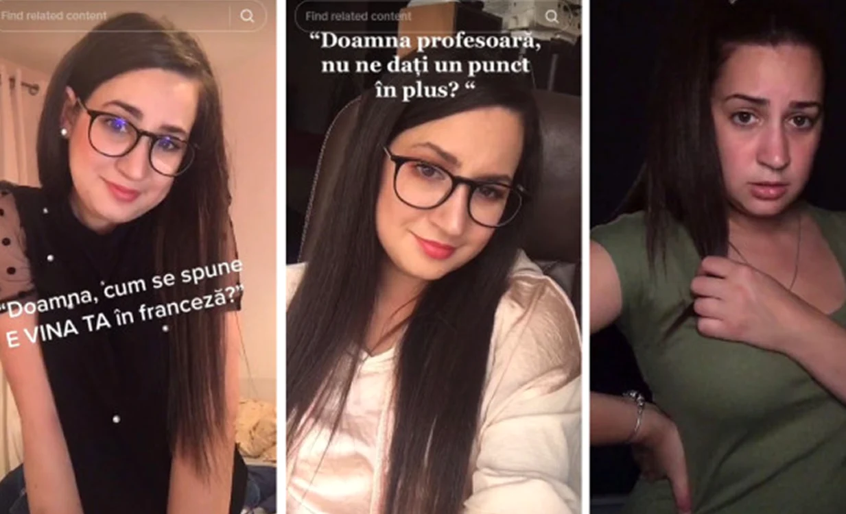 Andreea Condurache profesoara franceza Brașov png
