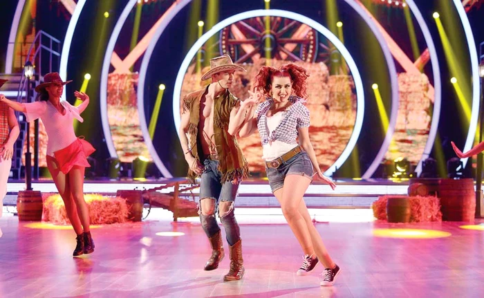 Rona s-a accidentat  la picior în timpul  participării la concursul  de dans de la PRO TV