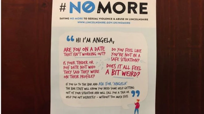 În Anglia, acolo unde a început campania, au fost plasate afișe informative atât în toaletele femeilor, cât și în cele ale bărbaților