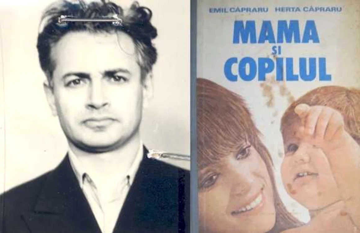 Emil Căpraru în tiereţe (colecţie Flori Bălănescu) şi celebra sa carte