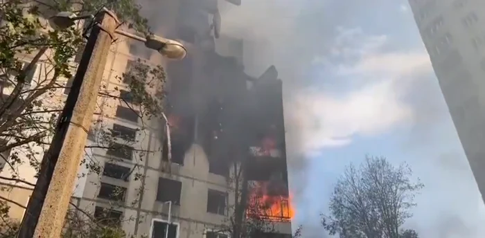 Atac cu bombe ghidate asupra orașului Harkov FOTO Captură video via X