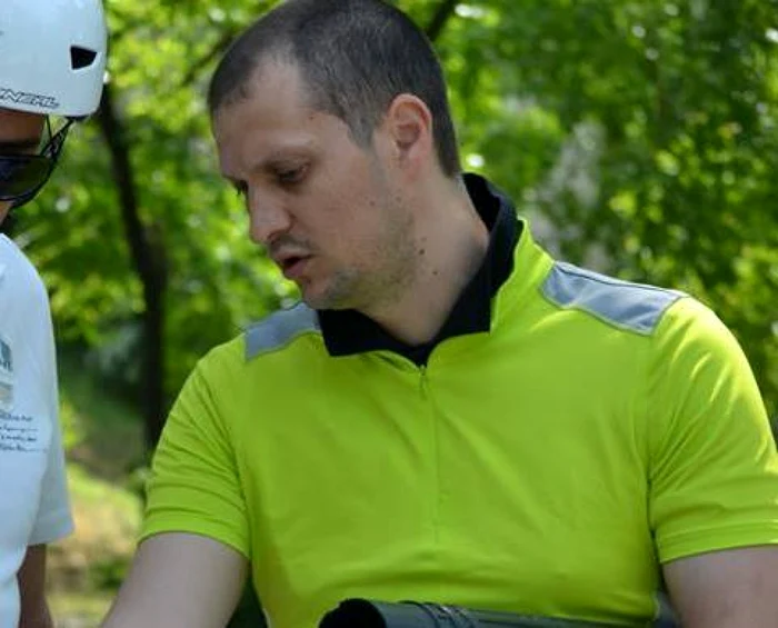 Andrei Chivu - iniţiator al proiectului Piste pentru bicicletă Foto Arhivă