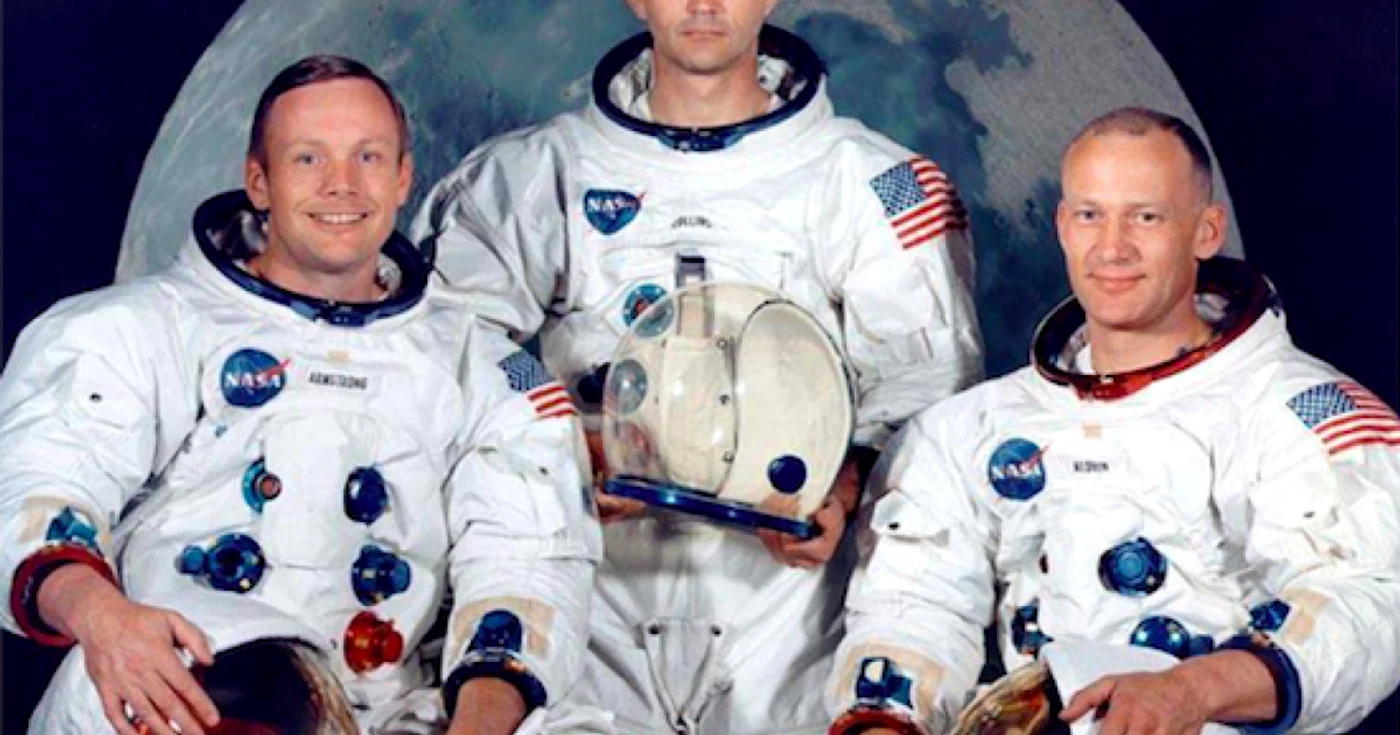 Astronauţii Neil Armstrong - Edwin „Buzz“ E. Aldrin Jr - Michael Collins echipajul primei misiuni pe Lună Apollo 11 Sursa nasa.gov