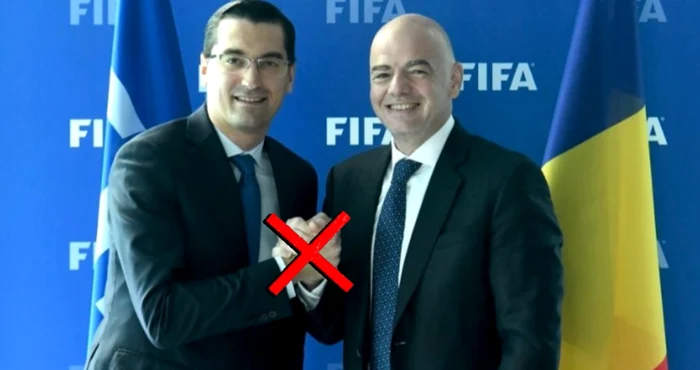 Răzvan Burleanu nu-l mai susține pe Gianni Infantino Foto/frf.ro