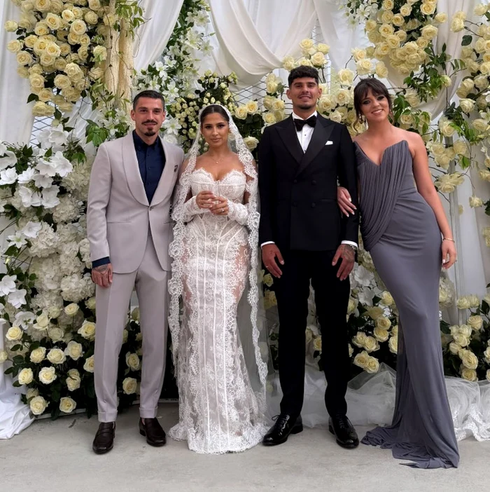 Nicușor Stanciu și soția, alături de Florinel și Ioana Coman (FOTO: Instagram)