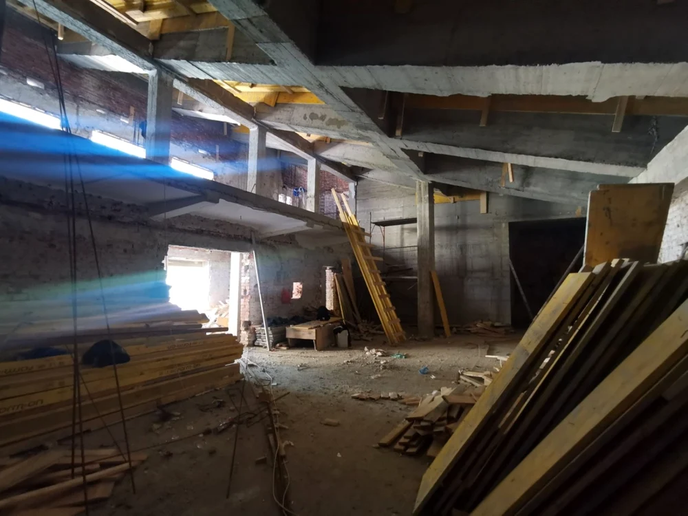 Lucrări la cinema Studio din Timişoara FOTO Ş.Both