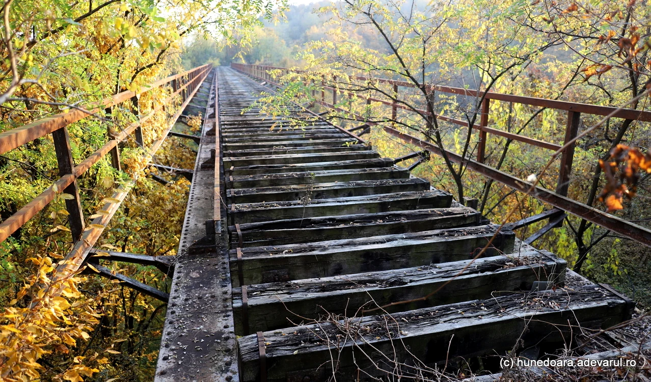 Calea ferată Deva - Brad. Foto: Daniel Guță