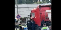 șoferul a fost scos cu forța din cabină   Captura video FB Ploiesti News png