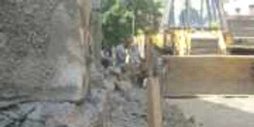 Lucrările Vakond distrug o bucată de istorie