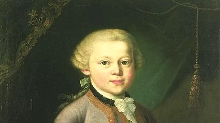 Wolfgang Amadeus Mozart copil / foto: arhiva