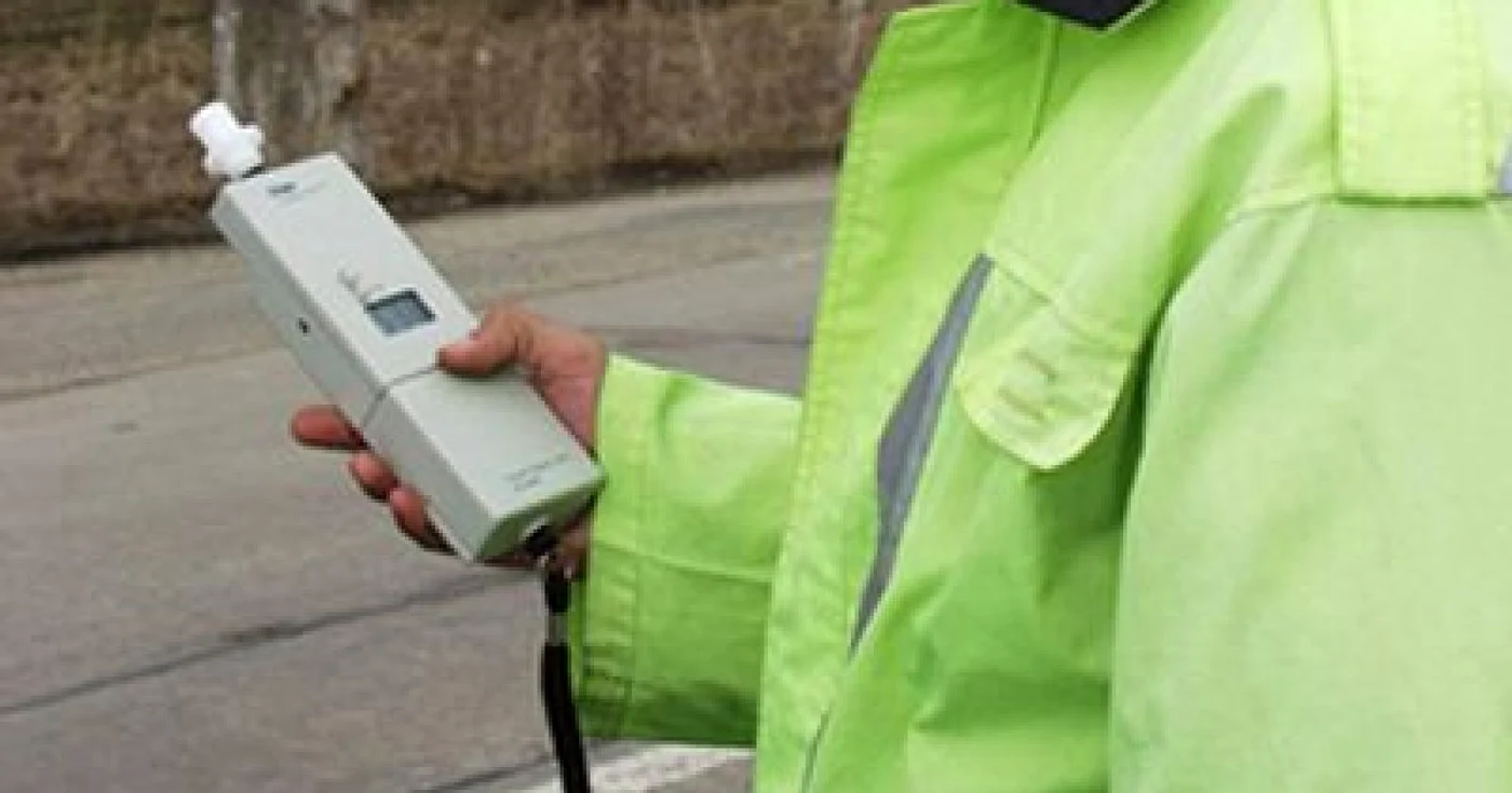 Bărbatul a fost testat cu aparatul etilotest