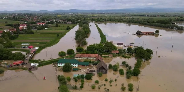Inundații la Băcel FOTO Facebook 