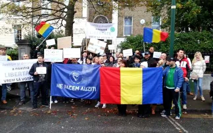 Proteste români în Dublin FOTO Români de pretutindeni