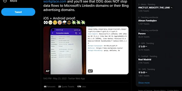Browser DuckGoGo Zach Edwards / Twitter