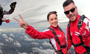 Roxana Ghiorghian a zburat – la propriu – de ziua ei