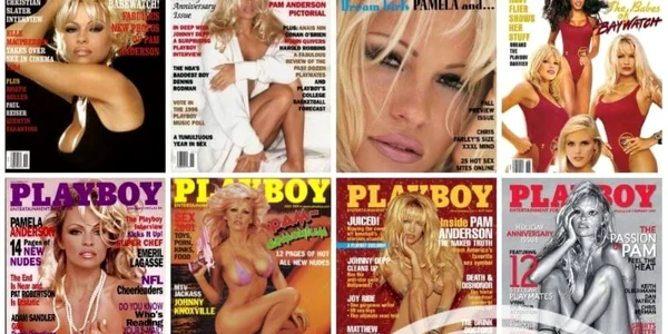 pamela anderson pe coperta playboy 