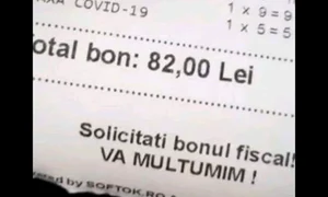 Pe nota de plată eliberată de WHYS Bar apare taxa COVID 19 jpeg