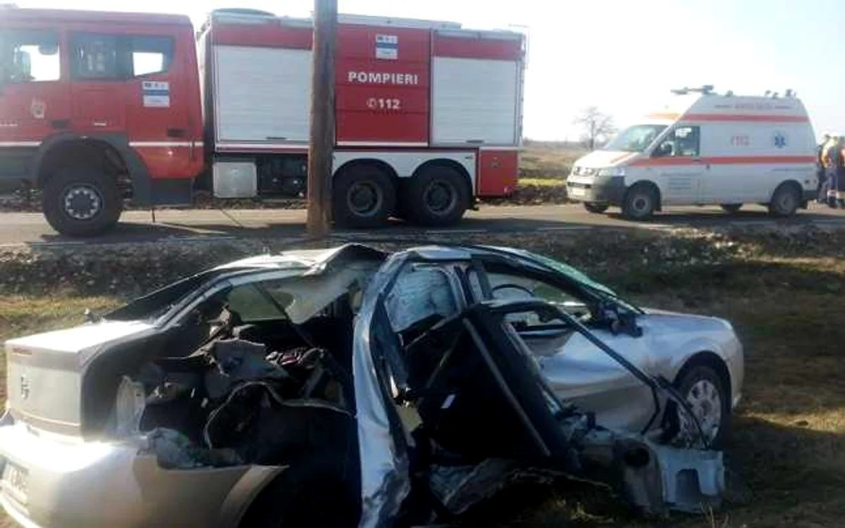 În accident şi-a pierdut viaţa o femeie de 81 de ani Foto: ISU Olt