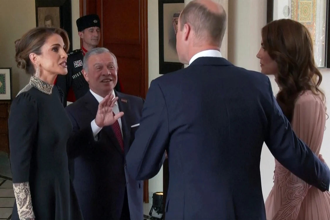 Printul William si Printesa Kate la nunta Prințului Moștenitor Hussein al Iordaniei cu Rajwa Al Saif  profimedia 0780774709 jpg
