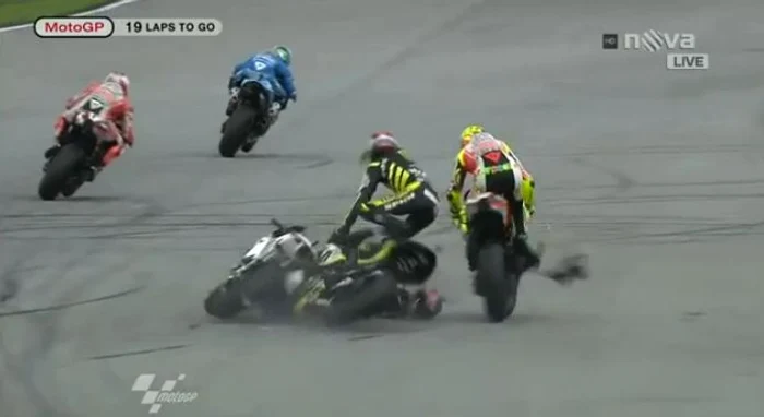 Simoncelli, accident