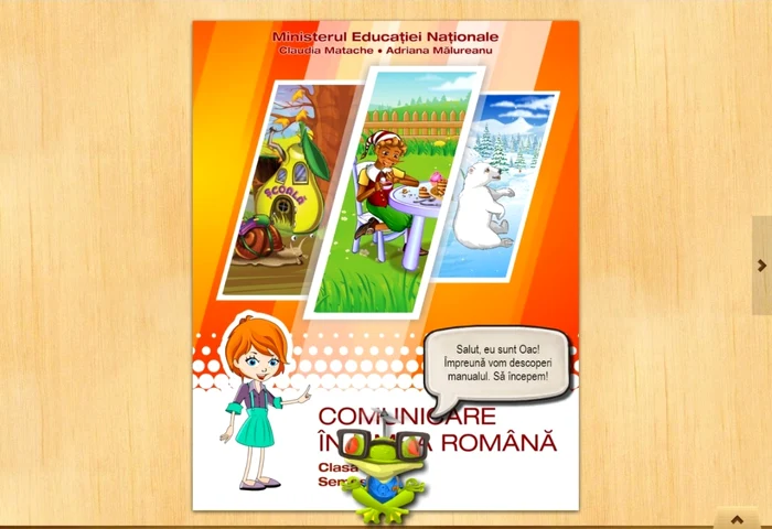 Coperta noului manual de Comunicare în limba română pentru clasa a II-a FOTO: Ascendia