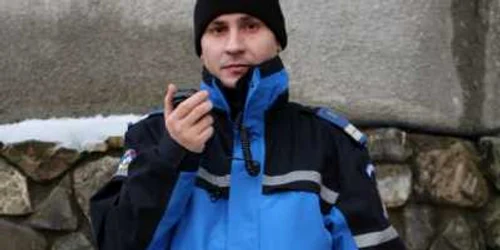 Eugen Pepelea este şeful echipei de jandarmi montani din Predeal, Foto: Bogdan Crăciun