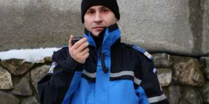Eugen Pepelea este şeful echipei de jandarmi montani din Predeal, Foto: Bogdan Crăciun