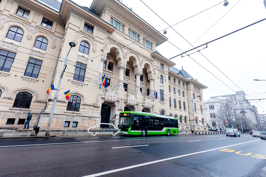 Noile autobuz electrice ale STB FOTO Facebook/ Primăria Municipiului Bucureşti