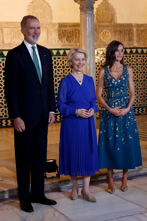 Regele Felipe, Regina Letizia și Ursula von der Leyen foto profimedia (2) jpg