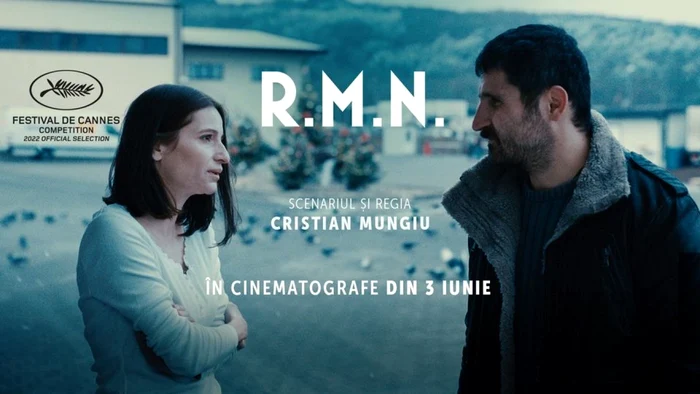 Judith State şi Marin Grigore, pe afişul filmului „RMN“, proiectat sâmbătă, la Cannes