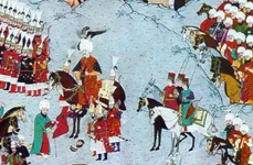 Campania lui Soliman Magnificul în Moldova, în anul 1538. Miniatură otomană din secolul al XVI-lea (© Wikimedia Commons)
