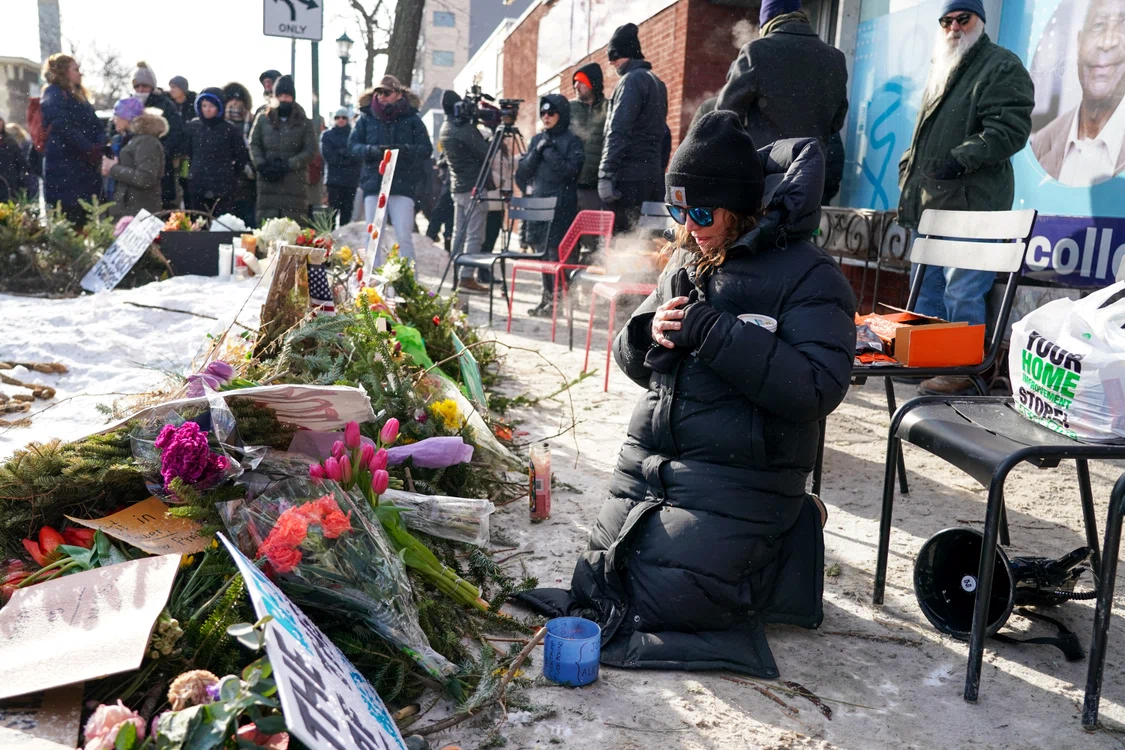Memorial Alex Pretti - Minneapolis FOTO EPA-EFE