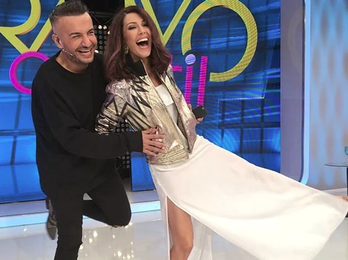 Ilinca Vandici, în rochia de mireasă creată de Răzvan Ciobanu foto: arhiva Click!