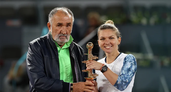 Ion Țiriac, sfătuitorul Simonei Halep. Foto EPA EFE