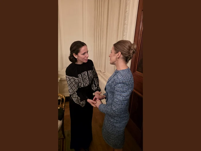 Mirabela Grădinaru și Marta Nawrocka/FOTO: Administrația Prezidențială