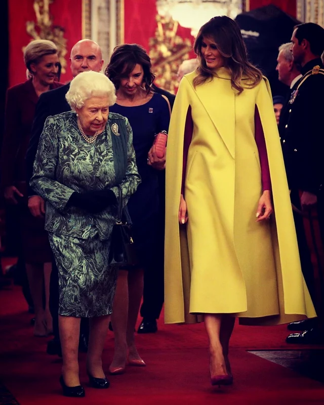 Melania Trump și Regina Elisabeta