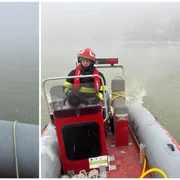 Căutări extinse pe Dunăre după dispariția unui marinar de 36 de ani. Echipaje din Bulgaria, trimise în sprijin. FOTO: Facebook/TeleormanNews.ro