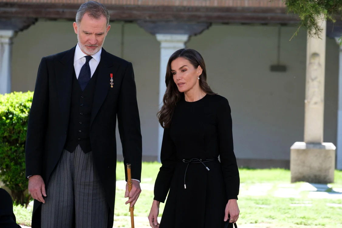 Letizia, Felipe în negru, Profimedia jpg
