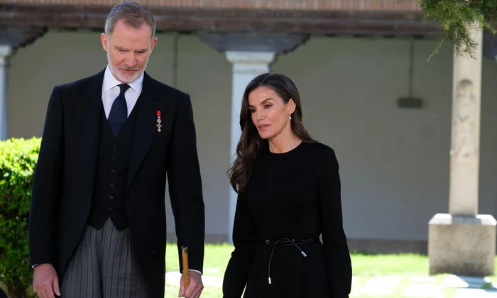 Letizia, Felipe în negru, Profimedia jpg