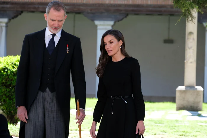 Letizia, Felipe în negru, Profimedia jpg