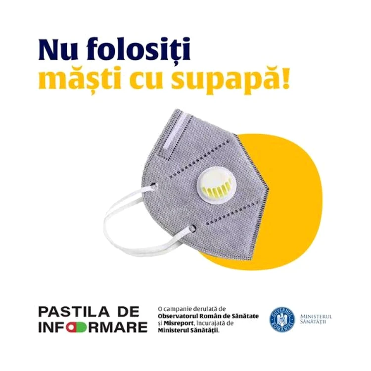 masca supapa foto facebook ministerul sanatatii