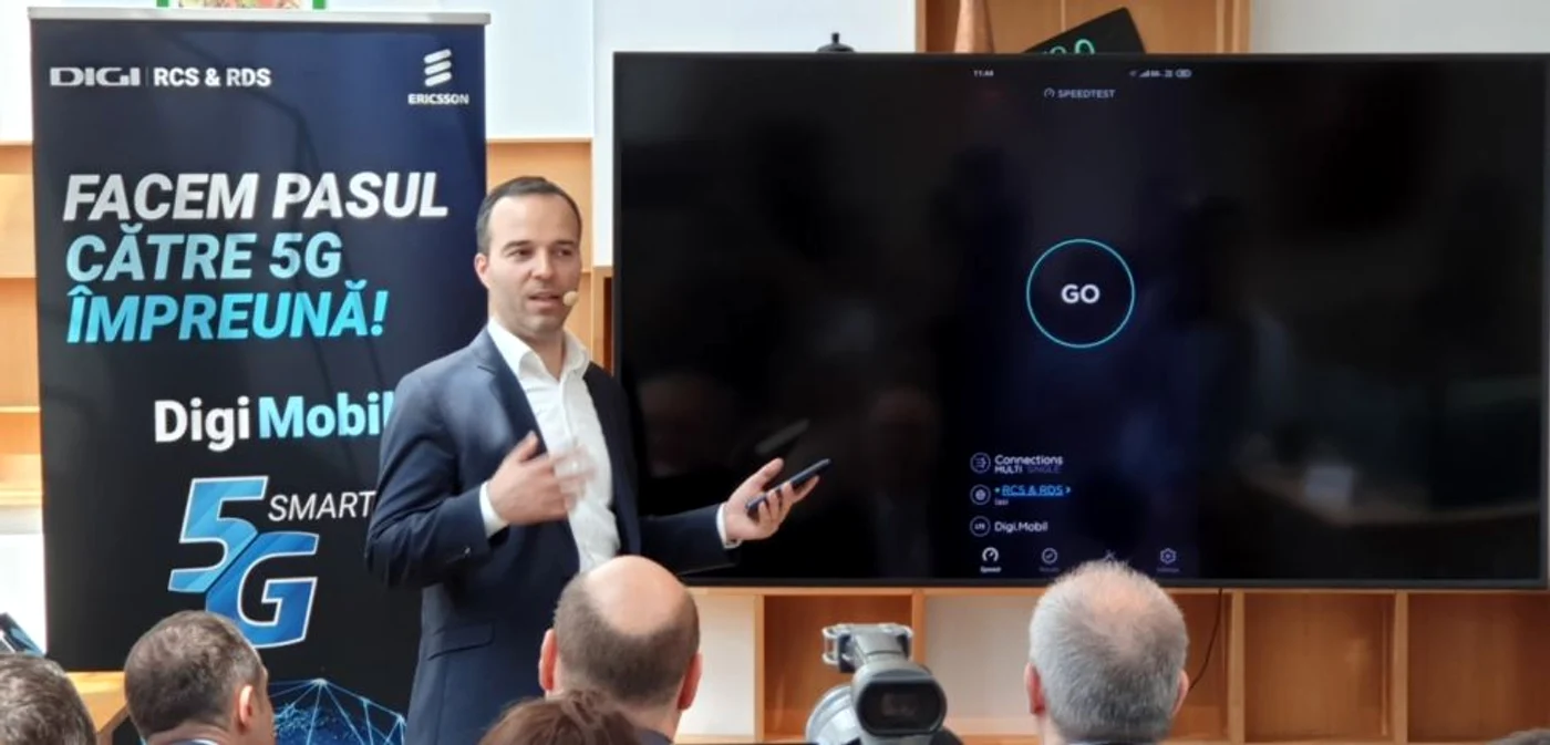 Cătălin
Neagoe, directorul
Diviziei de Telefonie Fixă şi Comunicaţii Mobile Digi Mobil. FOTO
Adevărul / Adrian Pogîngeanu