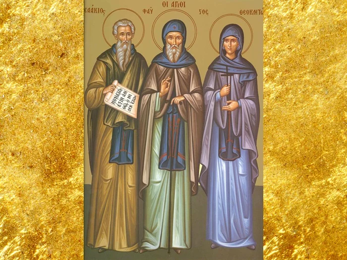 Sfinţii Isaachie, Dalmat şi Faustfoto: doxologia.ro