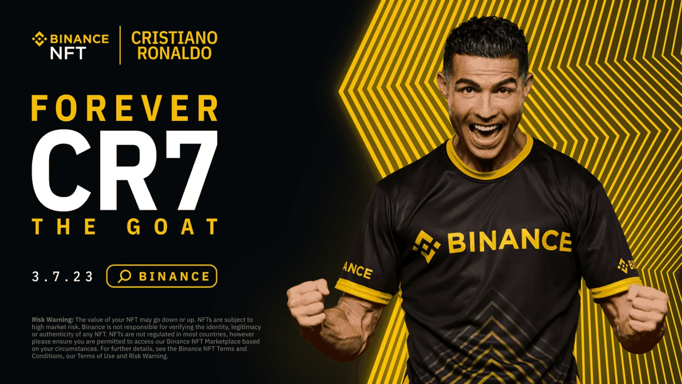 Ronaldo a făcut reclamă pentru Binance 