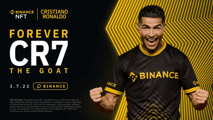 Ronaldo a făcut reclamă pentru Binance 