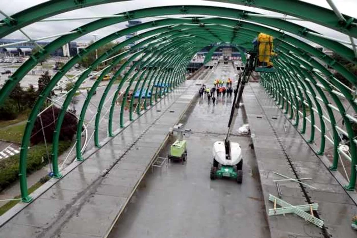 Noua rută feroviară Gara de Nord-Aeroportul Otopeni Foto: Liberty Galaţi