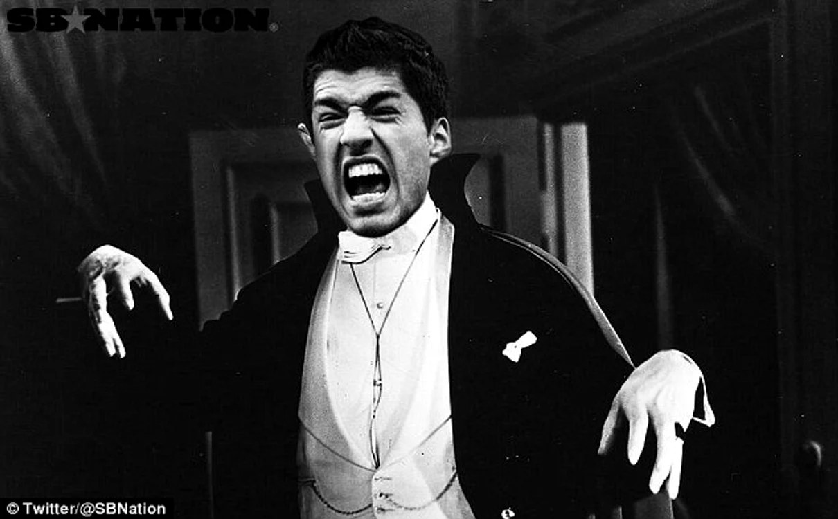 Luis Suarez poate juca oricând rolul lui Dracula
