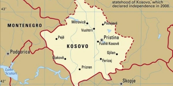 Harta Kosovo FOTO Encyclopaedia Britannica