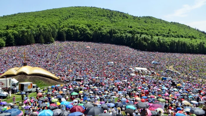 400.000 de pelerini din țară și străinătate ajung sâmbătă la Șumuleu Ciuc. Foto: Arhivă